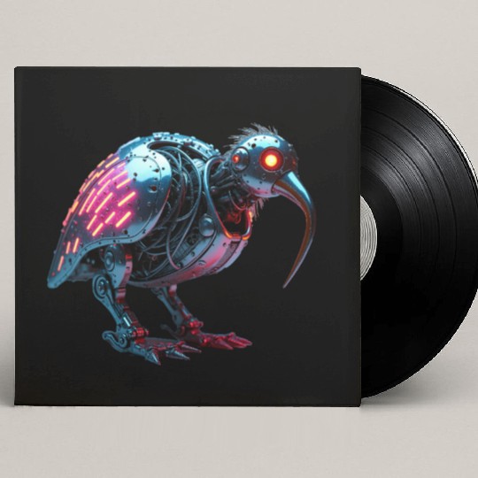 Kiwi Bird Constructed Custom Vinyl Record Sleeves
