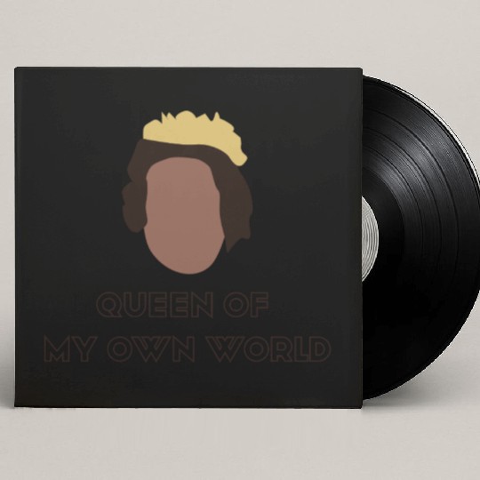 Queen of My Own World - Women's Day Custom Vinyl Record Sleeves