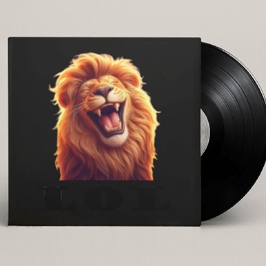 laughing lion Custom Vinyl Record Sleeves