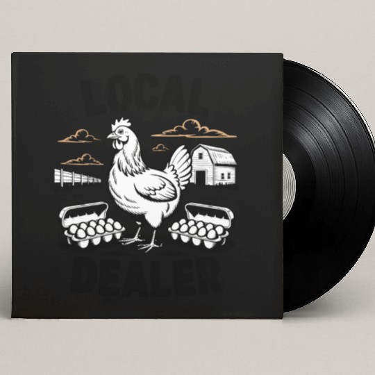 Local Egg Dealer Easter Holiday Easter Egg Hunt Custom Vinyl Record Sleeves