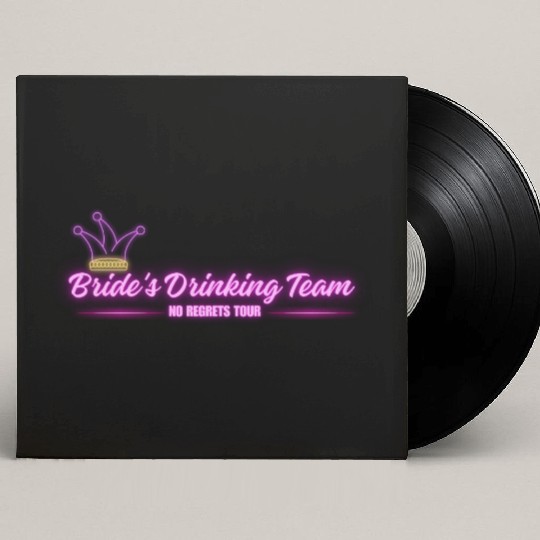 Bride's Drinking Team – No Regrets Tour Custom Vinyl Record Sleeves