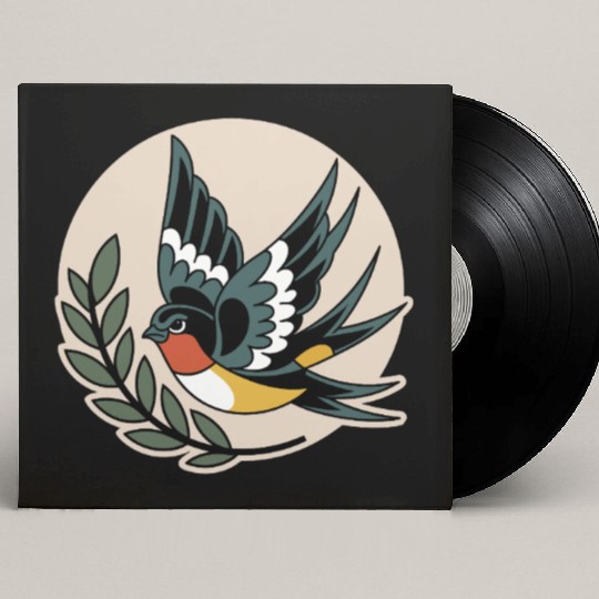 Angry Bird Custom Vinyl Record Sleeves