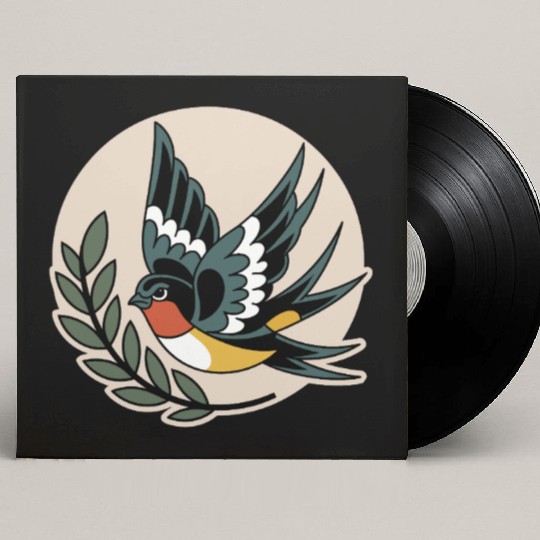 Angry Bird Custom Vinyl Record Sleeves