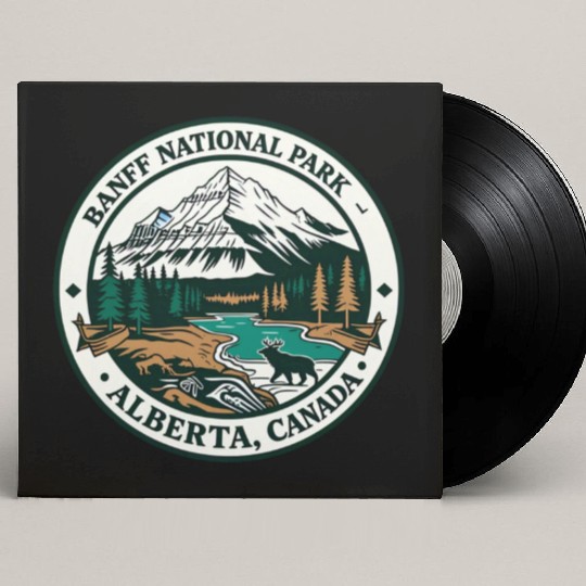 Banff National Park Alberta Canada Custom Vinyl Record Sleeves