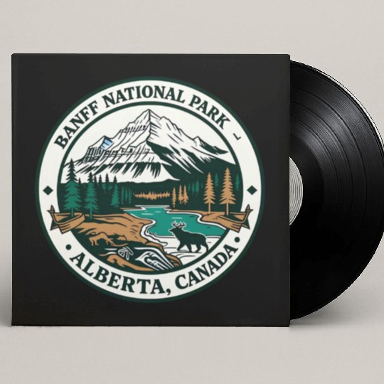 Banff National Park Alberta Canada Custom Vinyl Record Sleeves