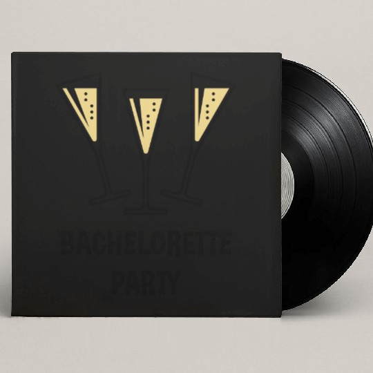 Bachelorette Party (Sparkling Wine Funnel Shut 2C) Custom Vinyl Record Sleeves