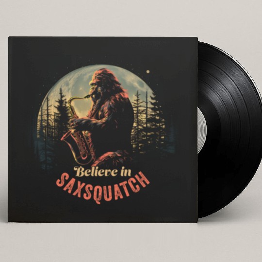 Sasquatch Adventures Custom Vinyl Record Sleeves Collection - Bigfoot