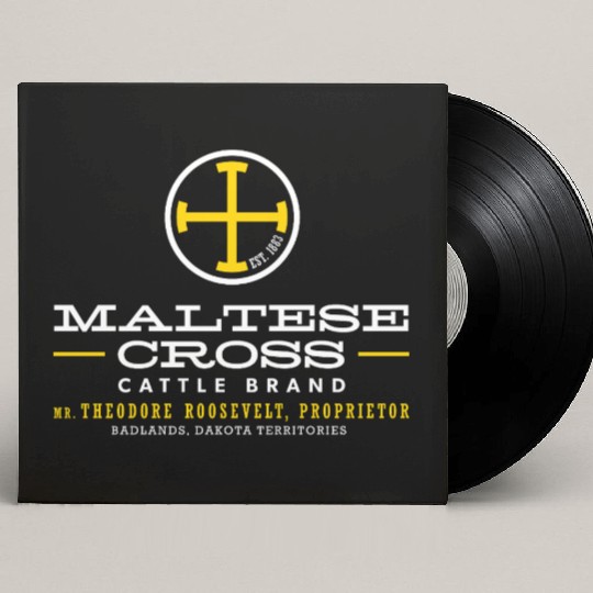 Theodore Roosevelt Maltese Cross Ranch History Custom Vinyl Record Sleeves