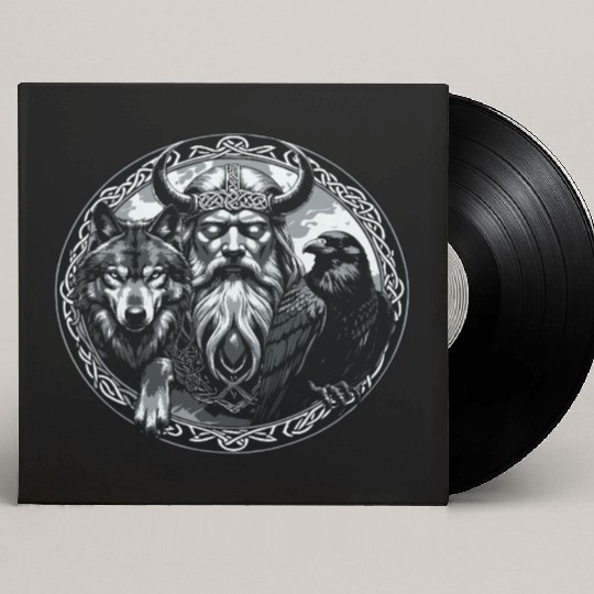 Viking Warrior Man Odin Thor Norman Walhalla Custom Vinyl Record Sleeves