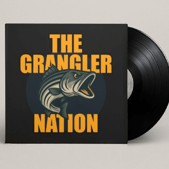 Grangler Nation (Striped Bass) Custom Vinyl Record Sleeves