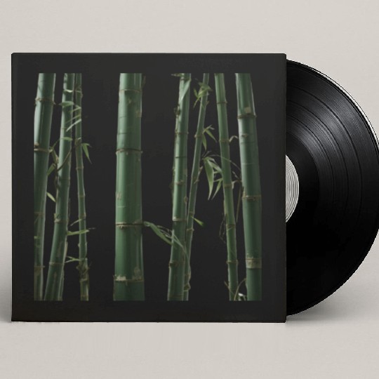 Tropical Bamboo Custom Vinyl Record Sleeves