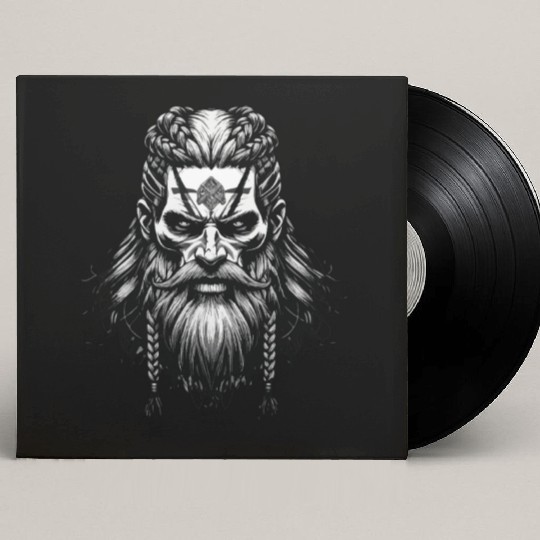 Viking Warrior Man Odin Thor Norman Walhalla Custom Vinyl Record Sleeves