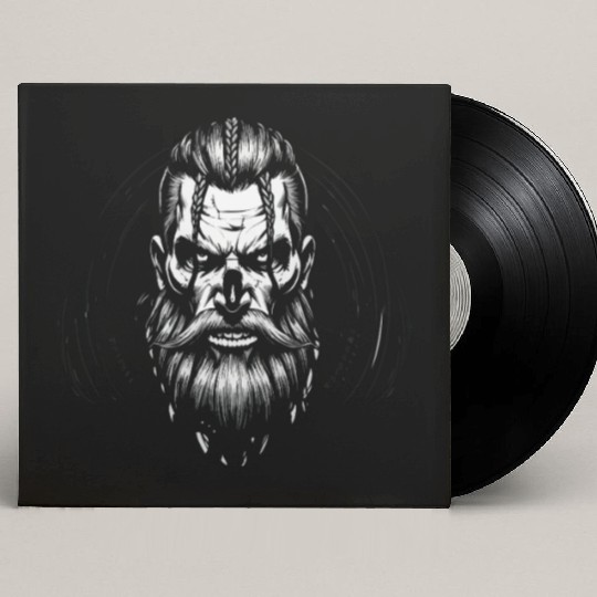 Viking Warrior Man Odin Thor Norman Walhalla Custom Vinyl Record Sleeves