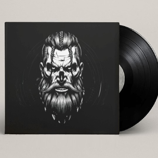 Viking Warrior Man Odin Thor Norman Walhalla Custom Vinyl Record Sleeves