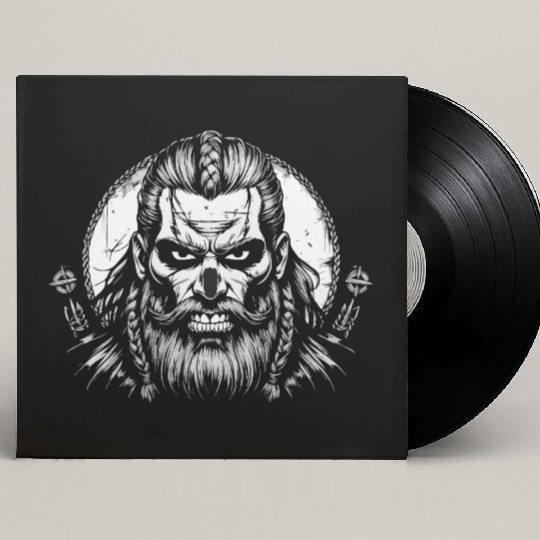 Viking Warrior Man Odin Thor Norman Walhalla Custom Vinyl Record Sleeves