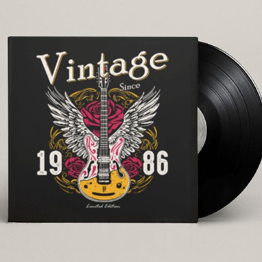 Vintage Since 1986 – Rocking 39 Years Loud Custom Vinyl Record Sleeves