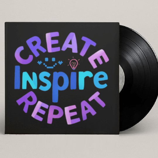 Motivational Artist & Creator Custom Vinyl Record Sleeves