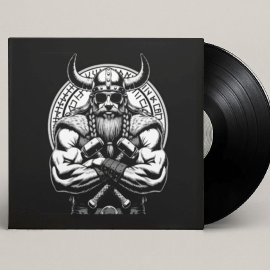 Viking Warrior Man Odin Thor Norman Walhalla Custom Vinyl Record Sleeves