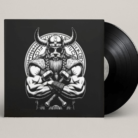 Viking Warrior Man Odin Thor Norman Walhalla Custom Vinyl Record Sleeves