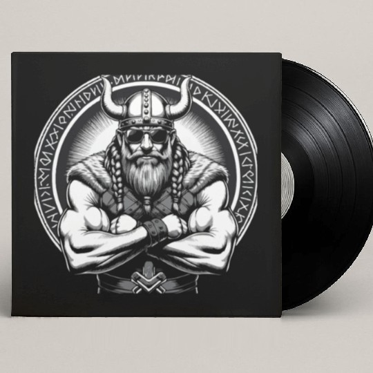 Viking Warrior Man Odin Thor Norman Walhalla Custom Vinyl Record Sleeves