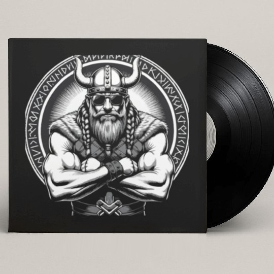 Viking Warrior Man Odin Thor Norman Walhalla Custom Vinyl Record Sleeves