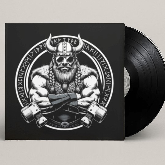 Viking Warrior Man Odin Thor Norman Walhalla Custom Vinyl Record Sleeves