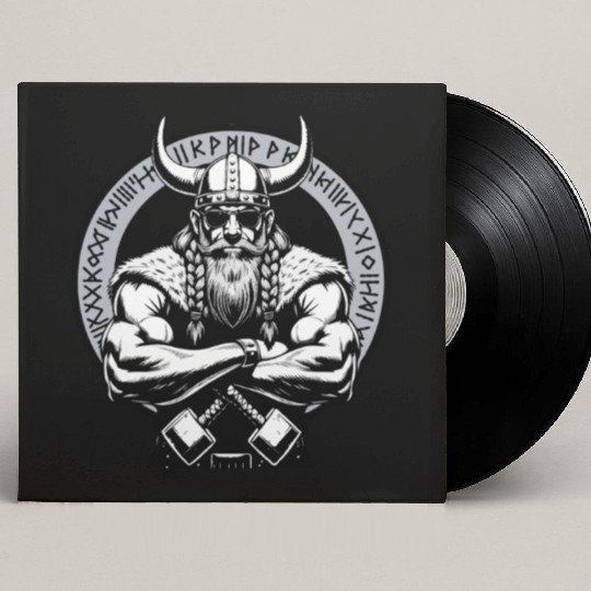 Viking Warrior Man Odin Thor Norman Walhalla Custom Vinyl Record Sleeves