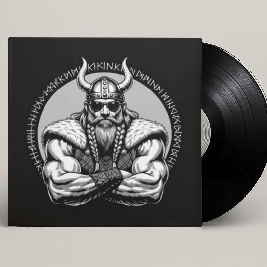 Viking Warrior Man Odin Thor Norman Walhalla Custom Vinyl Record Sleeves