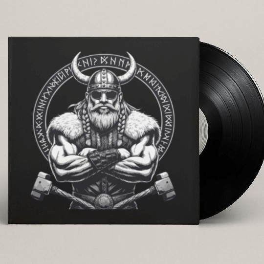 Viking Warrior Man Odin Thor Norman Walhalla Custom Vinyl Record Sleeves