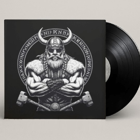 Viking Warrior Man Odin Thor Norman Walhalla Custom Vinyl Record Sleeves