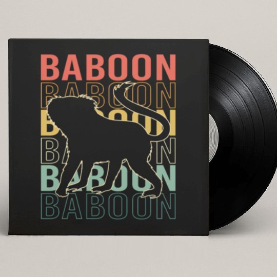 Baboon Monkey Ape Custom Vinyl Record Sleeves