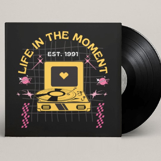 Live In The Moment Custom Vinyl Record Sleeves