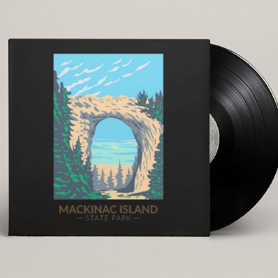 Mackinac Island Custom Vinyl Record Sleeves