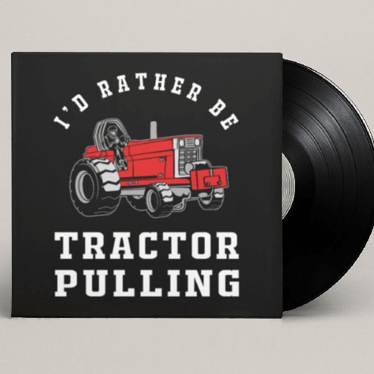 Tractor Driver Tractor Pulling Custom Vinyl Record Sleeves