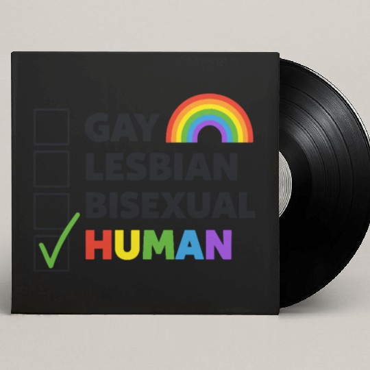 Gay Lesbian Bisexual Human Custom Vinyl Record Sleeves