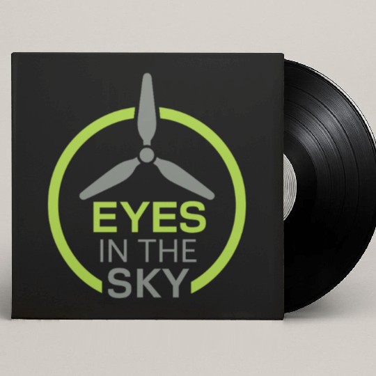 Drone Photographer FPV Freestyle Pilot Aerial Custom Vinyl Record Sleeves