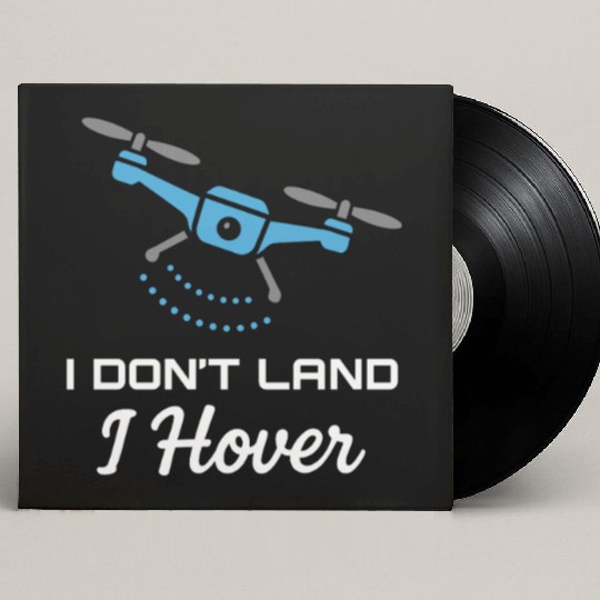 Drone Photographer FPV Freestyle Pilot Aerial Custom Vinyl Record Sleeves
