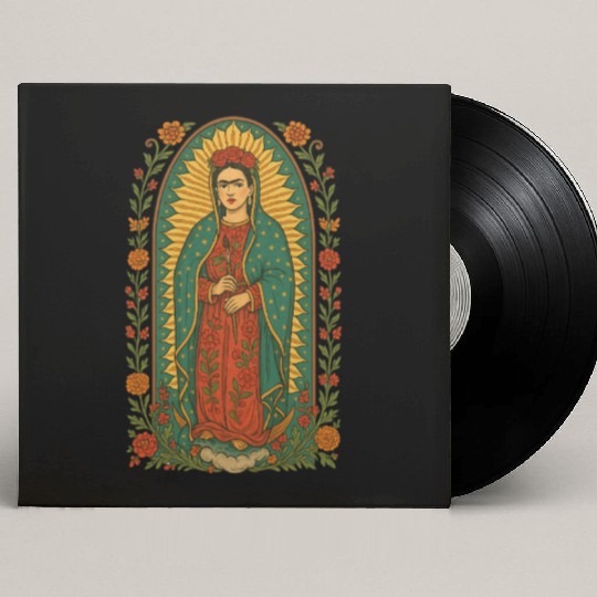 Frida Kahlo Custom Vinyl Record Sleeves