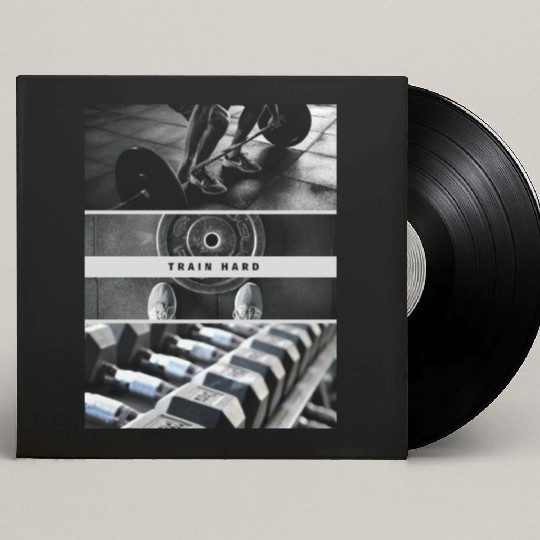 Train Hard Custom Vinyl Record Sleeves