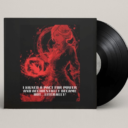 Female Warlock Custom Vinyl Record Sleeves