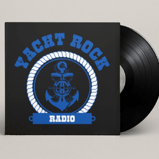 YACHT ROCK - BLUE LETTERS Custom Vinyl Record Sleeves