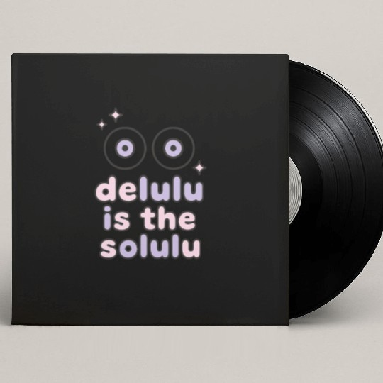 Delulu Eyes – TikTok Core Energy Custom Vinyl Record Sleeves