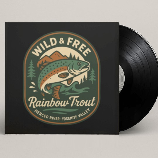 Rainbow Trout Custom Vinyl Record Sleeves