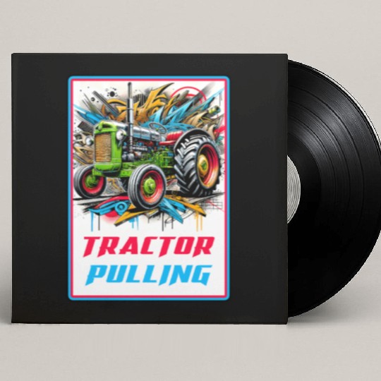 Tractor Pulling Power Custom Vinyl Record Sleeves