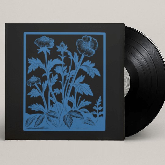 Wildflowers 90s Retro Flowers Custom Vinyl Record Sleeves