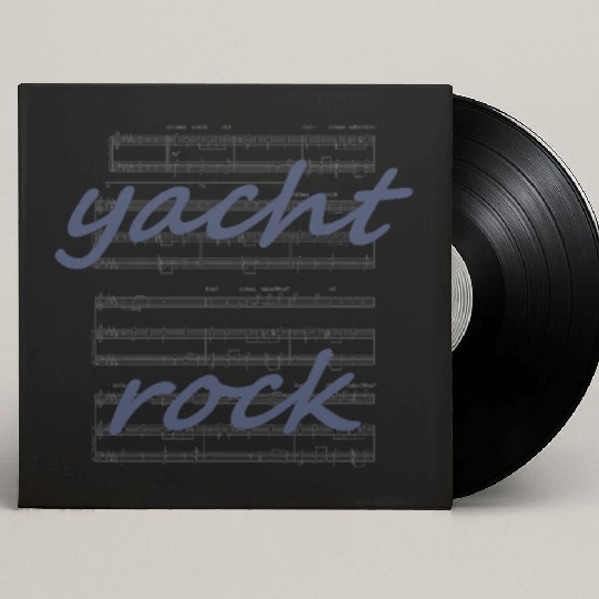 Yacht Rock Sheet Music Custom Vinyl Record Sleeves