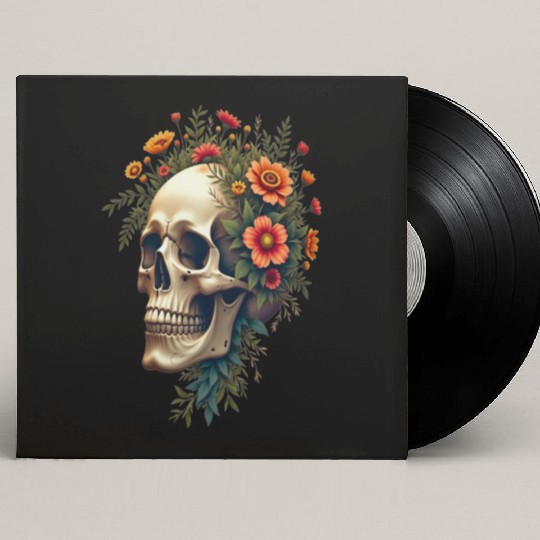 Eco Skull ❘ Nature Vibes ✦ Rebirth Custom Vinyl Record Sleeves