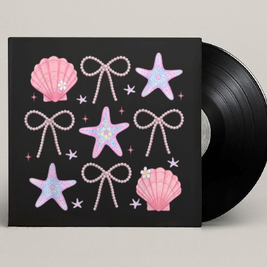 Under the Sea Sparkle Custom Vinyl Record Sleeves