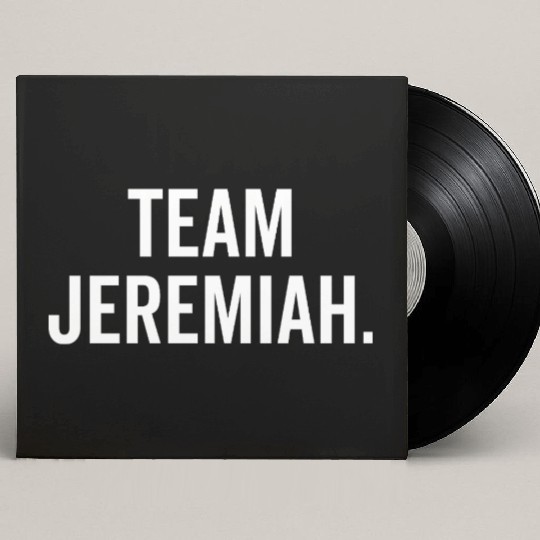 Team Jeremiah Custom Vinyl Record Sleeves