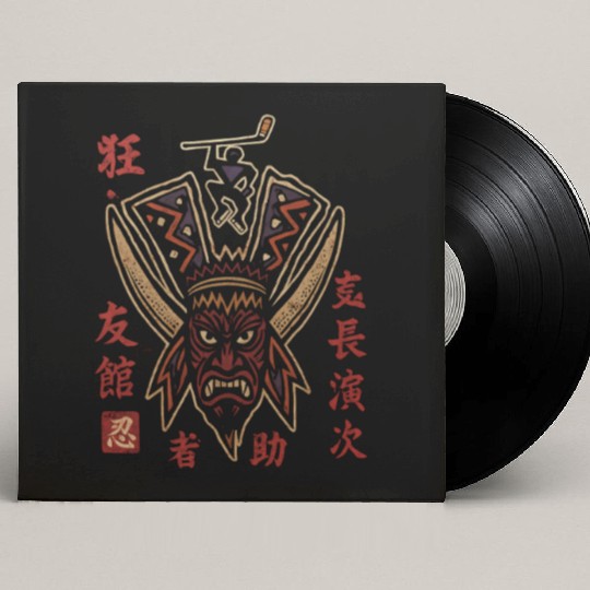 Vancouver Voodoo Roller Hockey Japanese Style Custom Vinyl Record Sleeves